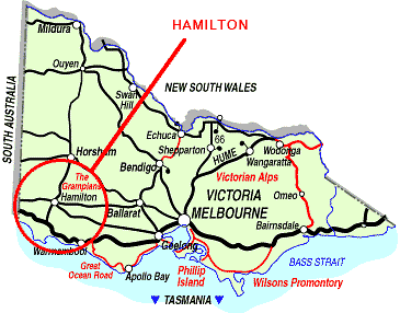 Map of Victoria