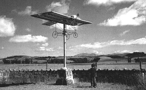 Monument to Richard Pearce, Waitohi, New Zealand just near Timaru